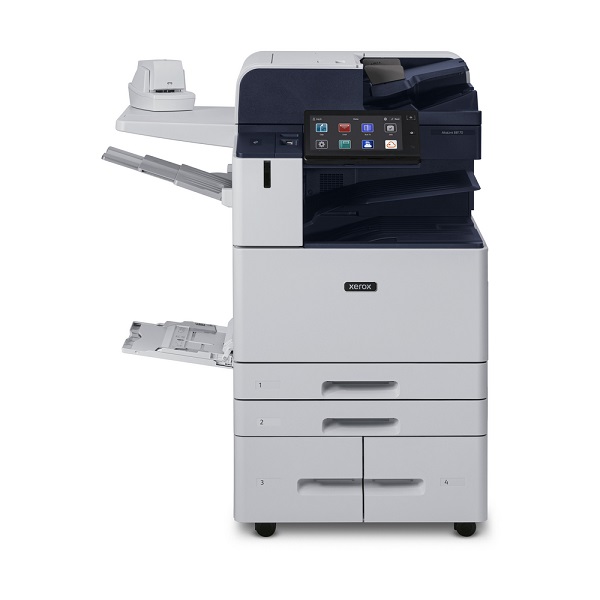 Xerox AltaLink B8145H2 45 ppm W/Hi-Cap Tandem Tray 130 Sht SPDH (2X 520 Sheet Trays Trays 3&4 = 2000 Sheets 100 Sheet Bypass Duplex 2 X 250 Octs 100 Sht Face Up Tray Exit 2 Inner Tray)