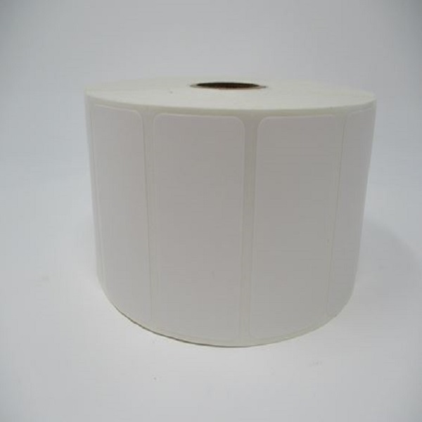 Brother TT Prem Paper Label (use Wax or Wax/Resin Ribbon) (2" x 1") (5" OD) (1" Core) (2,300 Labels/Roll) (4 Rolls/Case)