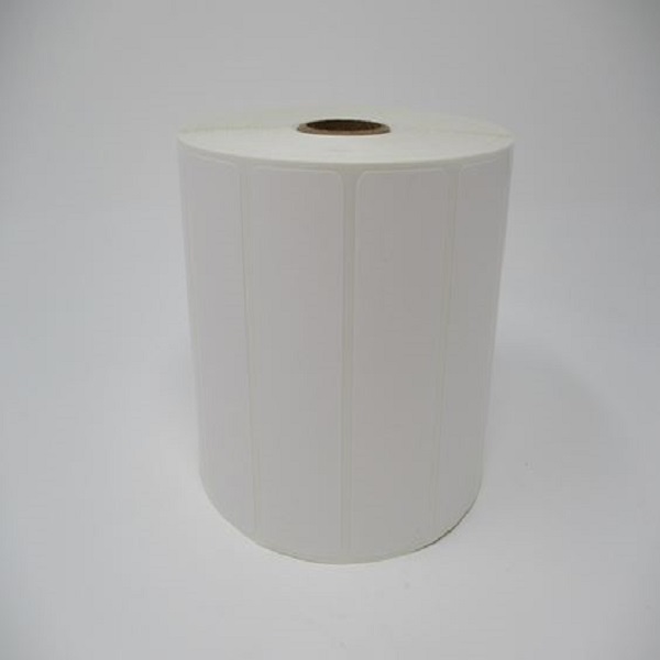 Brother TT Prem Paper Label (use Wax or Wax/Resin Ribbon) (3.5" x 1") (5" OD) (1" Core) (2,300 Labels/Roll) (4 Rolls/Case)