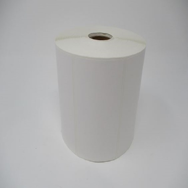 Brother TT Prem Paper Label (use Wax or Wax/Resin Ribbon) (4" x 2") (5" OD) (1" Core) (1,250 Labels/Roll) (4 Rolls/Case)