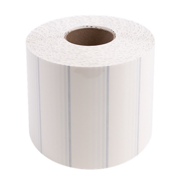 Brother Synthetic (Polyester) Clear Label (use Wax/Resin or Resin Ribbon) (4" x 2") (8" OD/) (3" Core) (3,290 Labels/Roll) (4 Rolls/Case)
