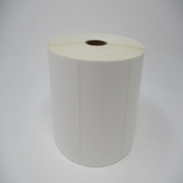 Brother TT Syn (Polypropylene) Label (use Wax or Wax/Resin Ribbon) (4" x 2") (5" OD) (1" Core) (1,455 Labels/Roll) (4 Rolls/Case)