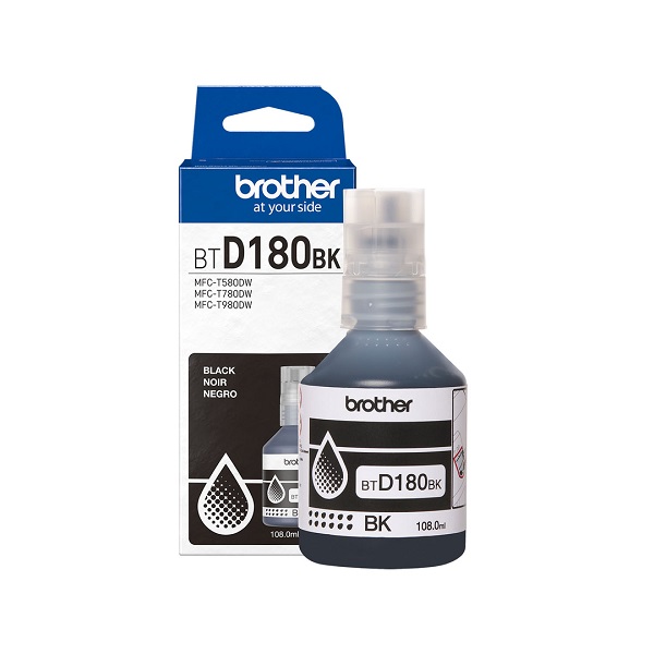 Brother MFC-T580DW, MFC-T780DW, MFC-T980DW High Yield Black Ink Bottle (7,500 Yield)