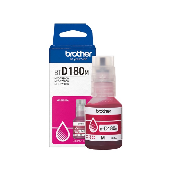Brother MFC-T580DW, MFC-T780DW, MFC-T980DW High Yield Magenta Ink Bottle (5,000 Yield)