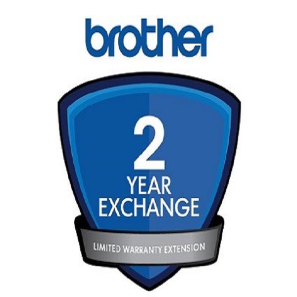 Brother QL-1100, QL-1100C, QL-600, QL-800, QL-810W, QL-810WC, QL-820NWB, QL-820NWBC Exchange Warranty (2 Year)
