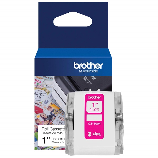 Brother VC-500W, ZINC hAppy (CZ-1004) Full Colour Continuous Label Roll (25mm Wide x 5m Long)