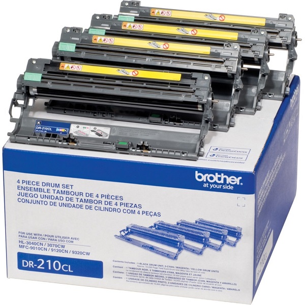 Brother HL-3040CN, 3045CN, 3070CW, 3075CW, MFC-9010CN, 9120CN, 9125CN, 9320CW, 9325CW 4-Piece Replacement Drum Unit Set (15,000 Yield)