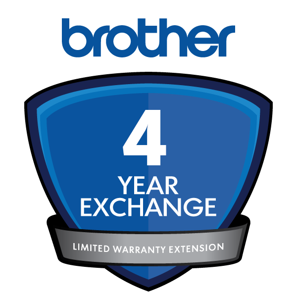 Brother Fax-575, MFC-J285, J450, J460, J470, J475, J480, J485,J491, J497, QL-700, QL-720 Exchange Warranty (4 Year)