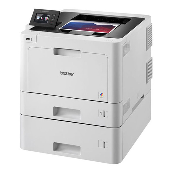 Brother HL-L8360CDWT Color Laser Printer (33 ppm) (512 MB) (2400 x 600 dpi) (Duty Cycle 60000 Pages) (Duplex) (USB) (Ethernet) (Wireless) (Touchscreen) (800 Sheet Input Capacity) (Heavyweight Item)