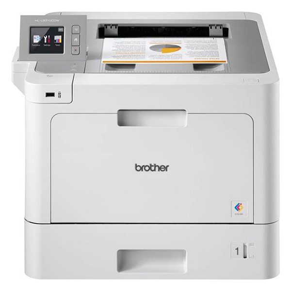 Brother Workhorse HL-L9310CDW Color Laser Printer (33 ppm) (1 GB) (Max Duty Cycle 80000 Pages) (Duplex) (USB) (Ethernet) (Wireless) (Touchscreen) (250 Sheet Input Tray) (50 Sheet MPT)