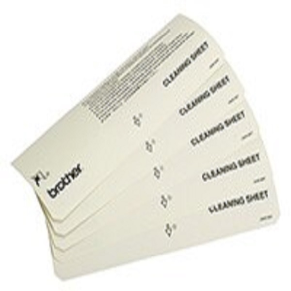 Brother PocketJet 6, 7, 8 Platen (Roller) Cleaning Sheet (5 Sheets/Pack)