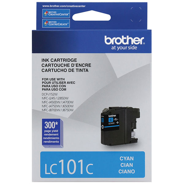 Brother DCP-J152W, MFC-J245, J285DW, J450DW, J470DW, J475DW, J650DW, J870DW, J875DW Cyan Ink Cartridge (300 Yield)