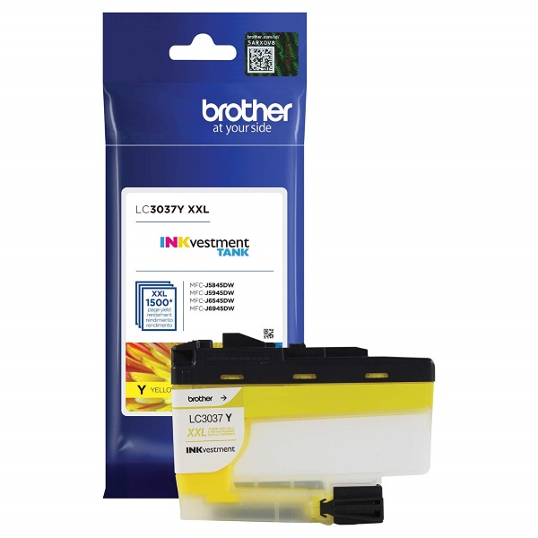 Brother MFC-J5845DW, MFC-J5845DW XL, MFC-J5945DW, MFC-J6545DW, MFC-J6545DW XL, MFC-J6945DW Super High Yield Yellow Ink Cartridge (1,500 Yield)