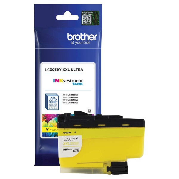Brother MFC-J5845DW, MFC-J5845DW XL, MFC-J5945DW, MFC-J6545DW, MFC-J6545DW XL, MFC-J6945DW Ultra High Yield Yellow Ink Cartridge (5,000 Yield)