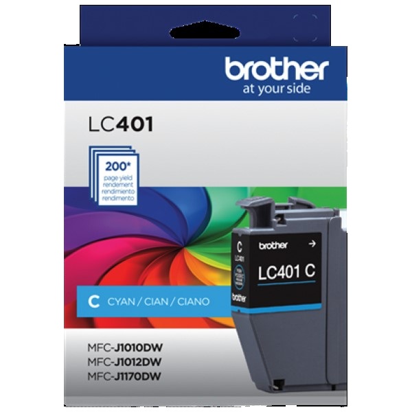 Brother MFC-J1010DW, MFC-J1012DW, MFC-J1170DW Standard Yield Cyan Ink Cartridge (200 Yield)
