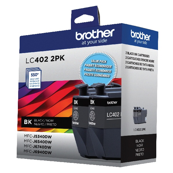 Brother MFCJ5340DW, J6540DW, J6940DW Standard Yield Black Ink Cartridge (2 Pack)