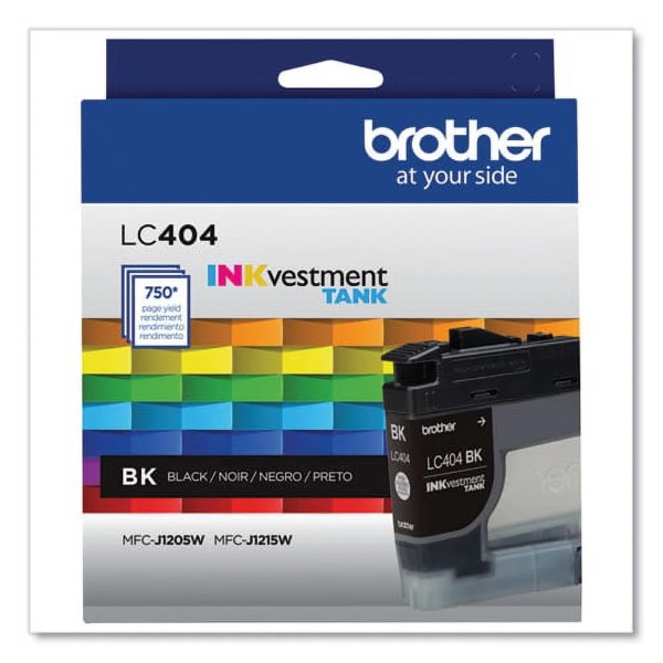 Brother INKvestment Tank MFC-J1205W, MFC-J1205W XL, MFC-J1215W Standard Yield Black Ink Cartridge (750 Yield)