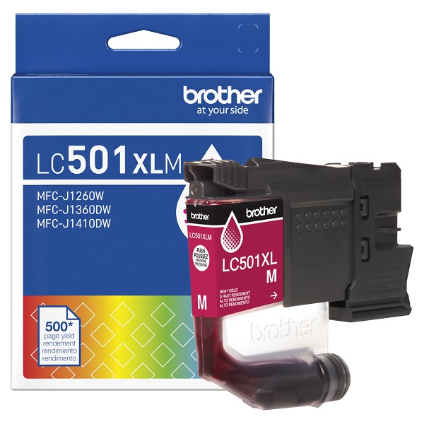 Brother MFC-J1260W, MFC-J1360DW, MFC-J1410DW High Yield Magenta Ink Cartridge (500 Yield)