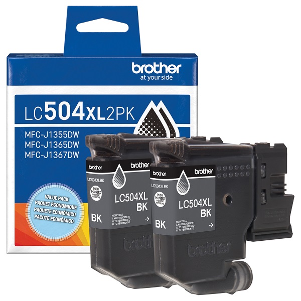 Brother MFC-J1365DW Twin Pack High Yield Black Ink Cartridges (1,500 Yield Each)