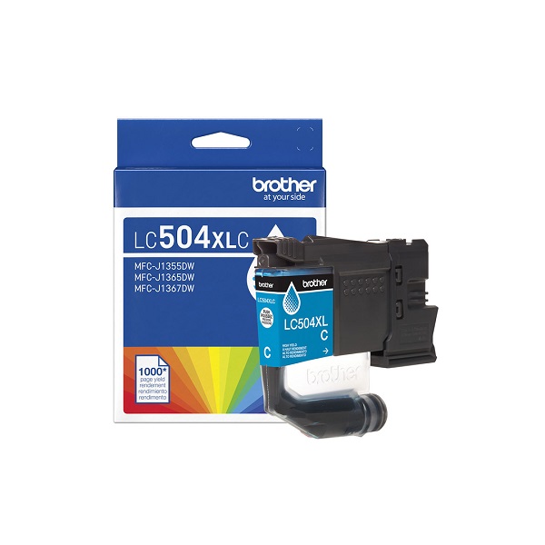 Brother MFC-J1365DW High Yield Cyan Ink Cartridge (1,000 Yield)