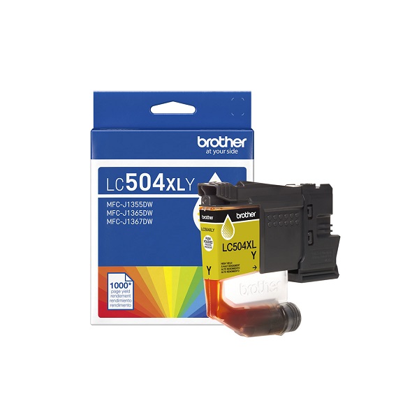 Brother MFC-J1365DW High Yield Yellow Ink Cartridge (1,000 Yield)