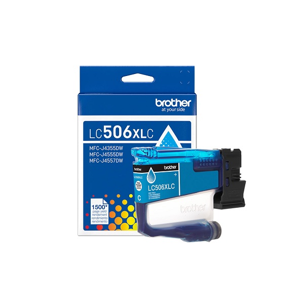 Brother MFC-J4355DW, MFC-J4555DW High Yield Cyan Ink Cartridge (1,500 Yield)
