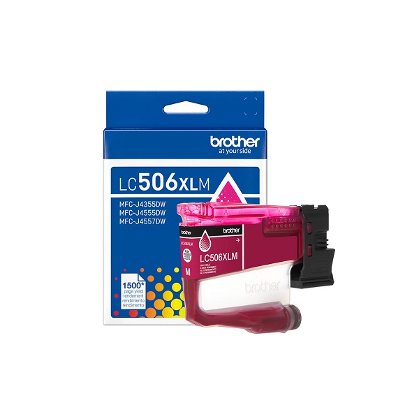 Brother MFC-J4355DW, MFC-J4555DW High Yield Magenta Ink Cartridge (1,500 Yield)