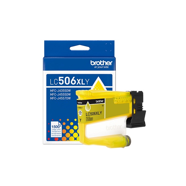 Brother MFC-J4355DW, MFC-J4555DW High Yield Yellow Ink Cartridge (1,500 Yield)
