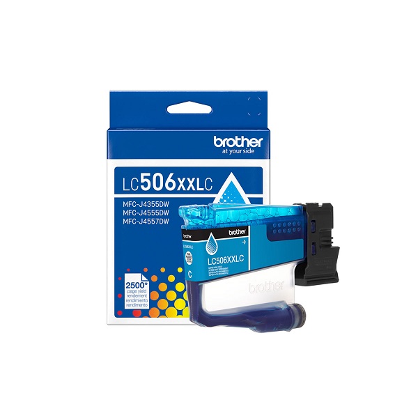 Brother MFC-J4355DW, MFC-J4555DW Super High Yield Cyan Ink Cartridge (2,500 Yield)