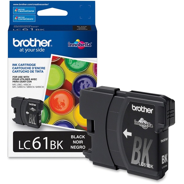 Brother MFC-250C, 255CW, 290C, 295CN, 490CW, 495CW, 790CW, 795CW, 990CW, 5490CN, 5890CN, 5895CW, 6490CW, 6890CDW, MFC-J220, J615W, J265W, J270W, J410W, J630W Black Ink Cartridge (450 Yield)