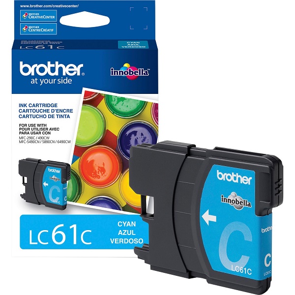 Brother MFC-250C, 255CW, 290C, 295CN, 490CW, 495CW, 790CW, 795CW, 990CW, 5490CN, 5890CN, 5895CW, 6490CW, 6890CDW, MFC-J220, J615W, J265W, J270W, J410W, J630W Cyan Ink Cartridge (325 Yield)