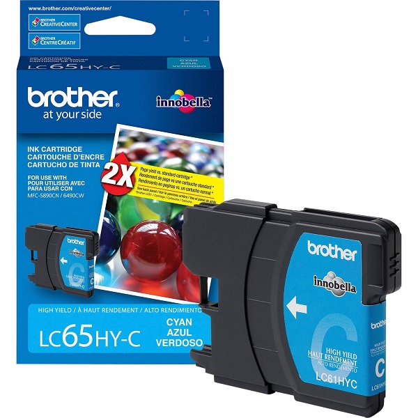 Brother MFC-5890CN 5895CW 6490CW 6890CDW High Yield Cyan Ink Cartridge (750 Yield)