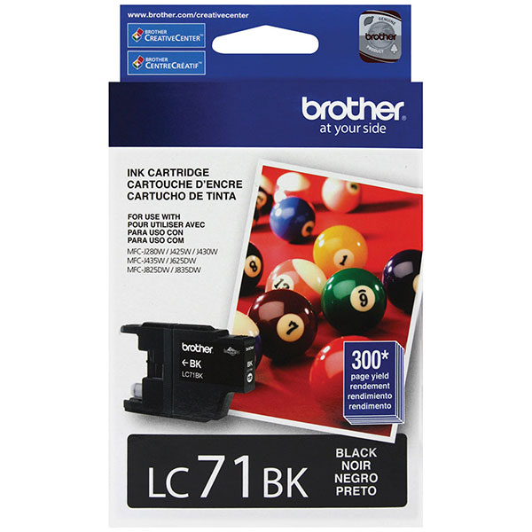 Brother MFC-J280W, J425W, J430W, J435W, J625DW, J825DW, J835DW Black Ink Cartridge (400 Yield)
