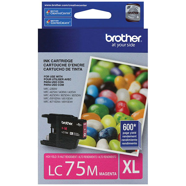 Brother MFC-J280W, J425W, J430W, J435W, J625DW, J825DW, J835DW Magenta Ink Cartridge (300 Yield)