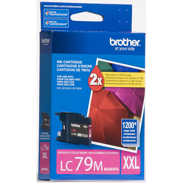 Brother MFC-J5910DW, J6510DW, J6710DW, J6910DW Super High Yield Magenta Ink Cartridge (1,200 Yield)