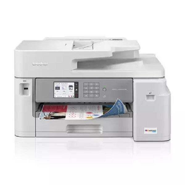 Brother MFCJ5855DW INKvestment Tank Color Ink (30 ppm) (4800 x 1200 dpi) (256 MB) (Duty 40000) (p/s/c/f) (Duplex) (USB) (Ethernet) (Wireless) (Touch) (250 Sheet Input) (100 MPT) (50 ADF) (ES)