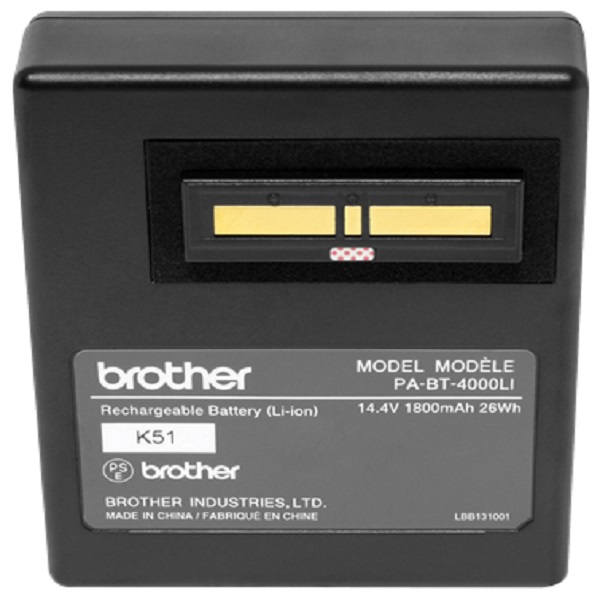 Brohter PTP900Wc, PTP950NW, TD2120N, TD2130N, TD2130NHC Li-ion Rechargeable Battery
