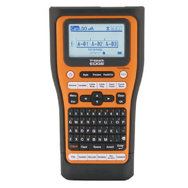 Brother PTE510VP Industrial Handheld Labeling Tool W/USB-C Connectivity, Auto Full/Half Cutter, Hand-Strap, Li-ion Battery & Case