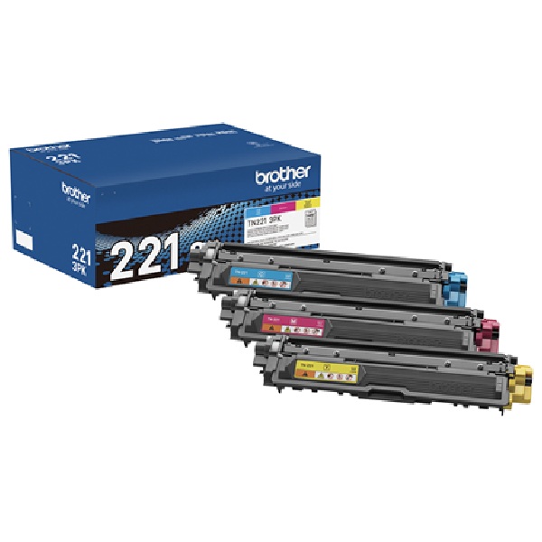 Brother MFC-9130CW, 9330CDW, HL-3140CW, 3170CDW Standard Yield Toner Cartridge 3-Pack (1 Ea. Cyan, Magenta, Yellow) (2,200 Yield)