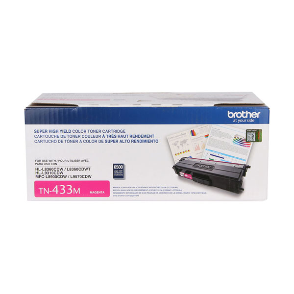 Brother HL-L8260CDW, L8360CDW, MFC-L8610CDW, L8900CDW High Yield Magenta Toner Cartridge (4,000 Yield)