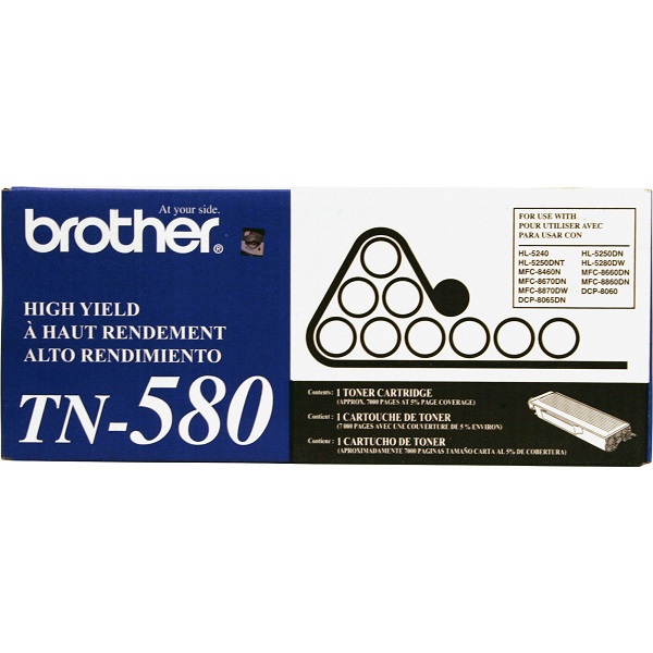 Brother DCP-8060, 8065DN, HL-5240, 5250DN, 5250DNT, 5280DW, MFC-8460N, 8660DN, 8670DN, 8860DN, 8870DW High Yield Toner Cartridge (7,000 Yield)