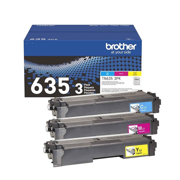 Brother HL-L8430CDW, HL-L8430CDWT, HL-L8570CDW, MFC-L8730CDW, MFC-L8930CDW, MFC-L8970CDW, MFC-EX575 3-Pack Cyan, Magenta and Yellow Toner Cartridges (1,800 Yield)