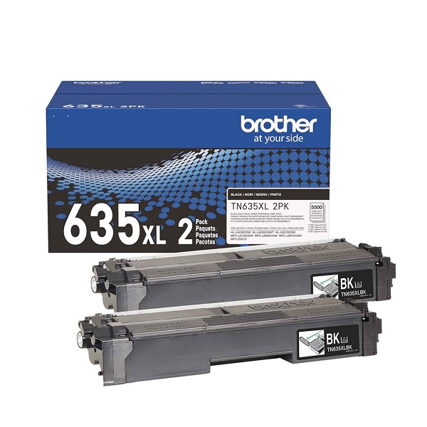 Brother HL-L8430CDW, HL-L8430CDWT, HL-L8570CDW, MFC-L8730CDW, MFC-L8930CDW, MFC-L8970CDW, MFC-EX575 2PK Twin Pack High Yield Black Toner Cartridges (5,500 Yield Each)