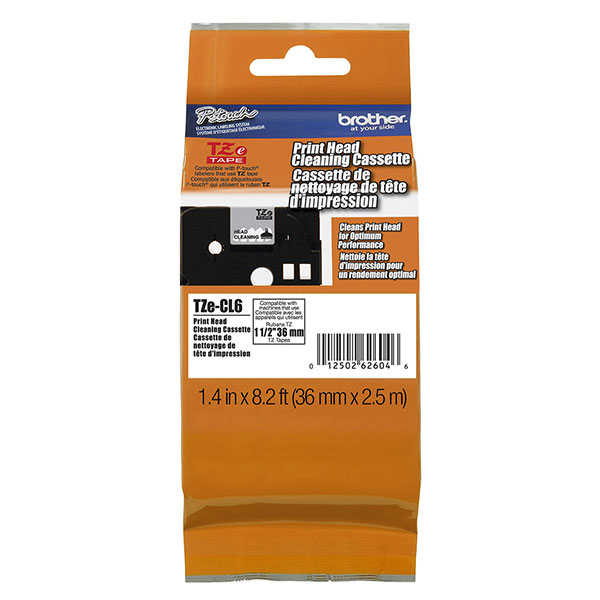 Brother 36mm (1 1/2") Print Head Cleaning Tapes 100 Uses (8m/26.2') (1/Pkg)