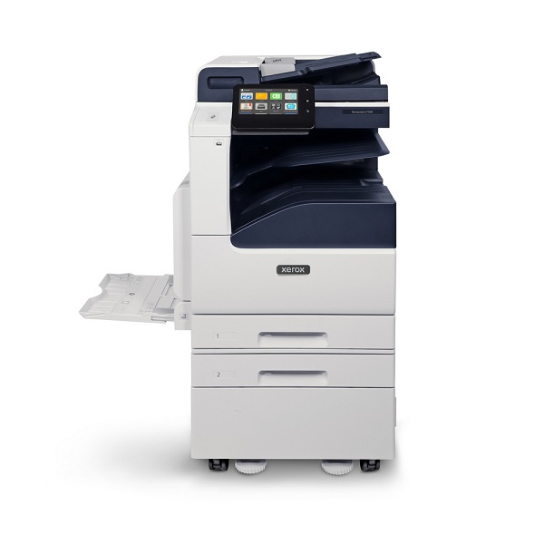 Xerox VersaLink C7120 Color MFP Stand Duplex 2X520 Sheet Trays 100 Sheet Bypass Tray 130 Sheet Single Pass DADF Min 320GB HDD 4GB Memory Scan To Email Dual Oct (must Order W/304S00211)