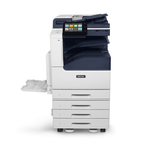 Xerox VersaLink C7120 Color MFP 4 Tray Duplex 4X520 Sheet Trays 100 Sheet Bypass Tray 130 Sheet Single Pass DADF Min 320GB HDD 4GB Memory Scan To Email Dual Oct (must Order W/304S00211)