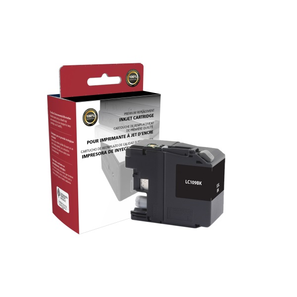 CIG Remanufactured Super High Yield Black Ink Cartridge for MFC-J6720DW, J6920DW (Alternative for Brother LC109BK) (2,400 Yield)