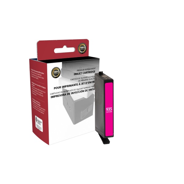 CIG Remanufactured Magenta Ink Cartridge for OJ 6220, 6820, 6830 (Alternative for HP C2P21AN, 935) (400 Yield)