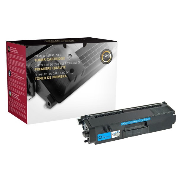 CIG Remanufactured Cyan Toner Cartridge for DCP-9050CDN, 9055CDN, 9270CDN; HL-4140CN, 4150CDN, 4570CDW; MFC-9460CDN, 9465CDN, 9560CDW, 9970 (Alternative for Brother TN310C) (1,500 Yield)