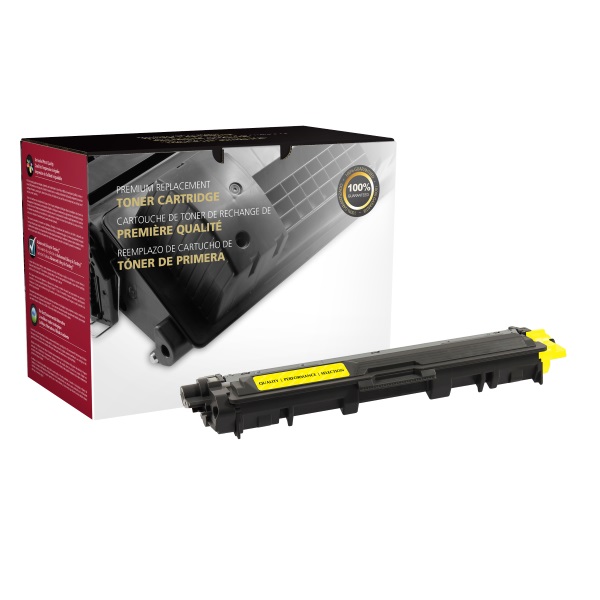 CIG Remanufactured Yellow Toner Cartridge for Brother HL-3140CW, HL-3170CDW, HL-3180CDW, MFC-9130CW, MFC-9330CDW, MFC-9340CDW (OEM#TN221Y) (1,400 Yield)